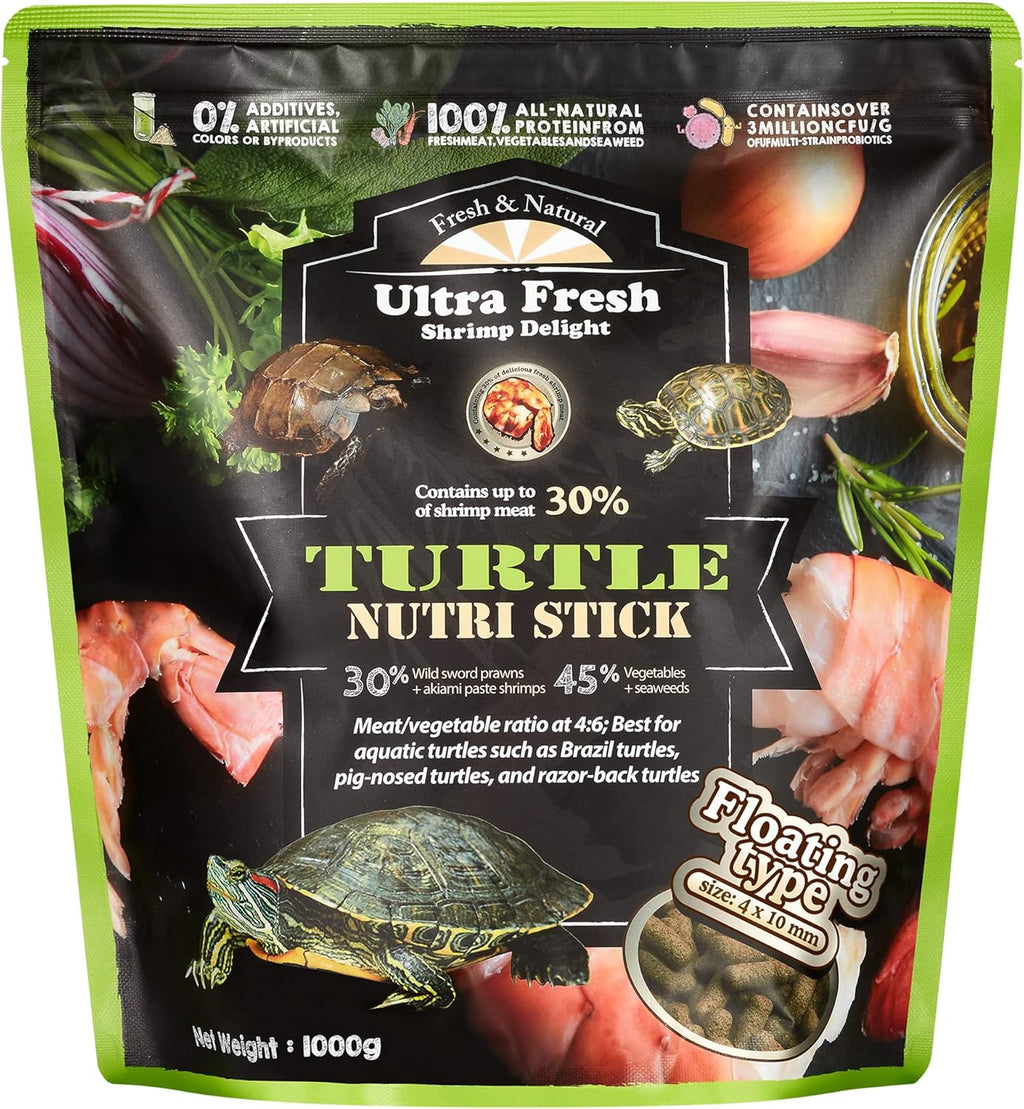 Ultra Fresh Turtle Nutri Stick complete product container layout from USA