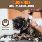 Close up of Bautrium narrow paw trimmer attachment for sensitive area grooming
