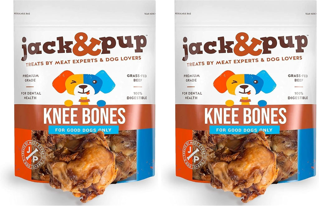 Jack&Pup Beef Bones (10 Pack), Knee Cap for Dogs, Long Lasting Natural Dog Bones, Beef Bone Knee Caps for Large Dogs - Image 10
