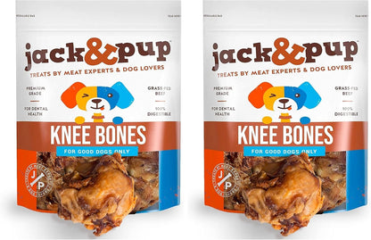 Jack&Pup Beef Bones (10 Pack), Knee Cap for Dogs, Long Lasting Natural Dog Bones, Beef Bone Knee Caps for Large Dogs - Image 10