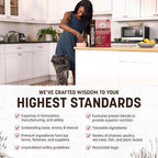 Earth Animal Wisdom premium air dried pet food ingredients and nutritional breakdown