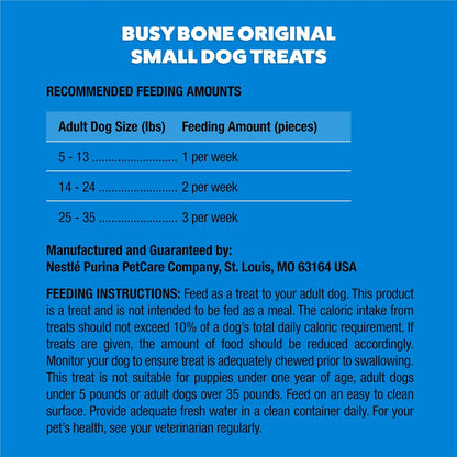 Product scale of Purina Busy Bone for small dogs