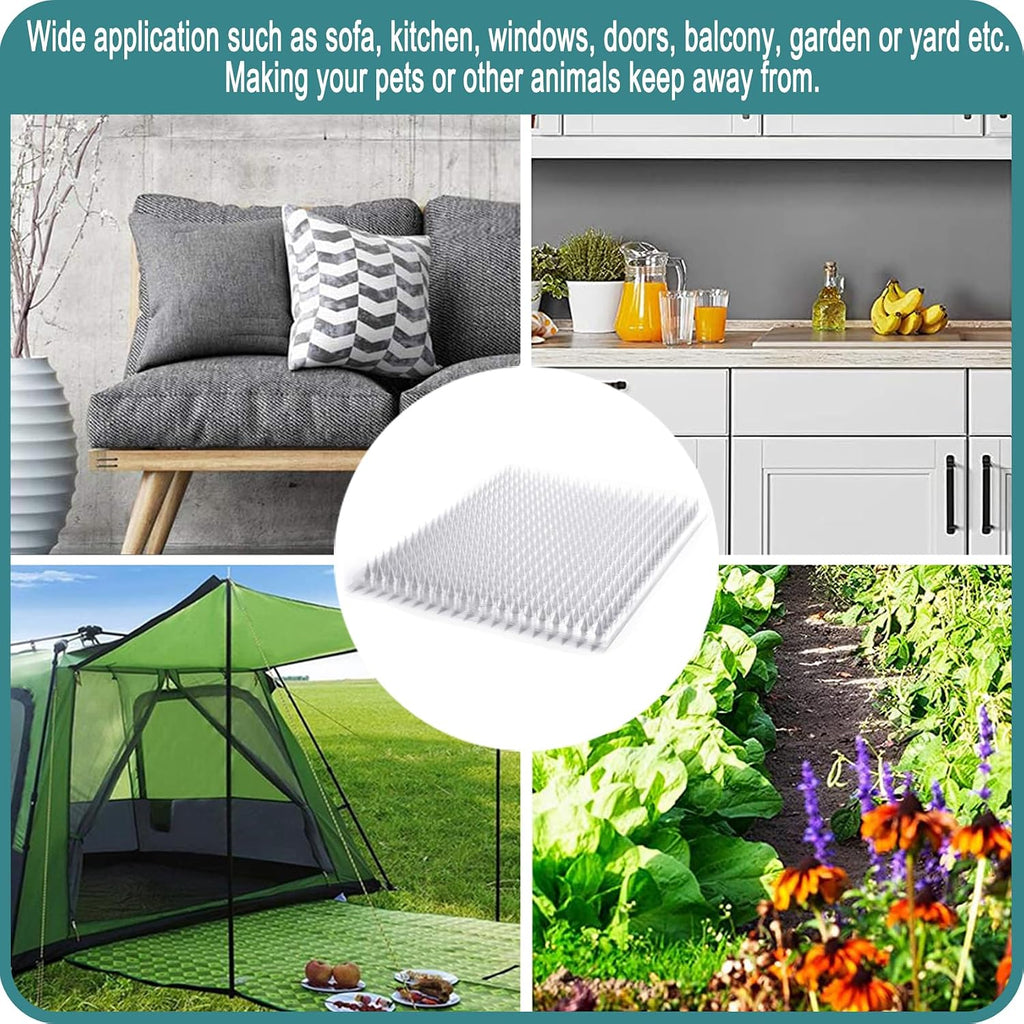 Side profile of Bytebay 16 by 13 inch indoor cat repellent mat