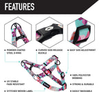 Close up of Wolfgang heavy duty dog harness steel D-ring