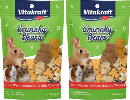 Vitakraft Crunchy Bears Rabbit, Guinea Pig & Hamster Treat 12 oz. (Pack of 3) - Image 9