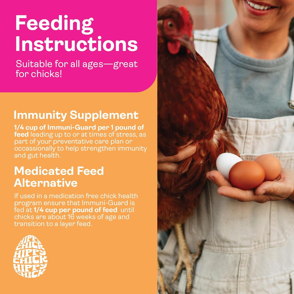 Nutritional breakdown and vitamin profile of Immuni Guard
