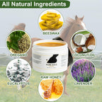 Waterproof protective horse hoof care barrier paste targeting white line disease