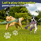 Textured cotton fibers of the Rocfish indestructible dog toy showing dental care benefits.