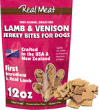TRMC Real Meat Dog Treats - 12oz Bag of Bite-Sized Air-Dried Lamb Jerky for Dogs - Grain-Free Jerky Dog Treats, Free-Range, Grass Fed Lamb - All-Natural High Protein - Image 11