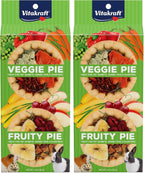 Vitakraft Veggie & Fruity Pie Treat for Pet Rabbits, Guinea Pigs, and Hamsters, 2 Pies,brown,24" x 50", 1.27 Ounce (Pack of 1) - Image 10