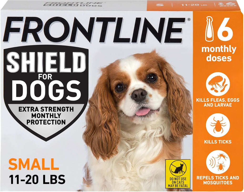 FRONTLINE Shield Flea & Tick Treatment for Small Dogs 11-20 lbs., Count of 3 - Image 10