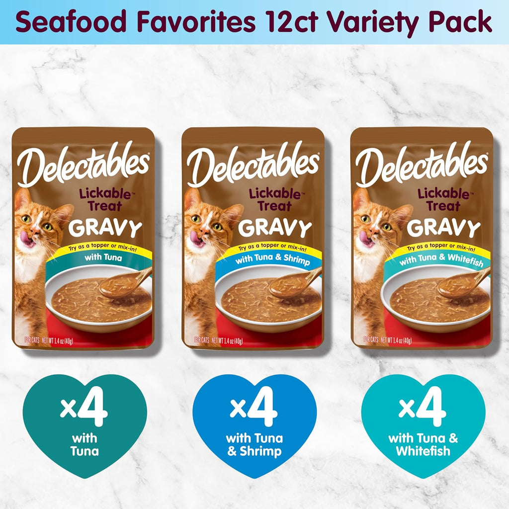 Nutritional information on Hartz Delectables cat treat packaging