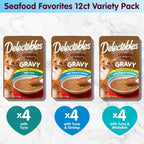 Nutritional information on Hartz Delectables cat treat packaging