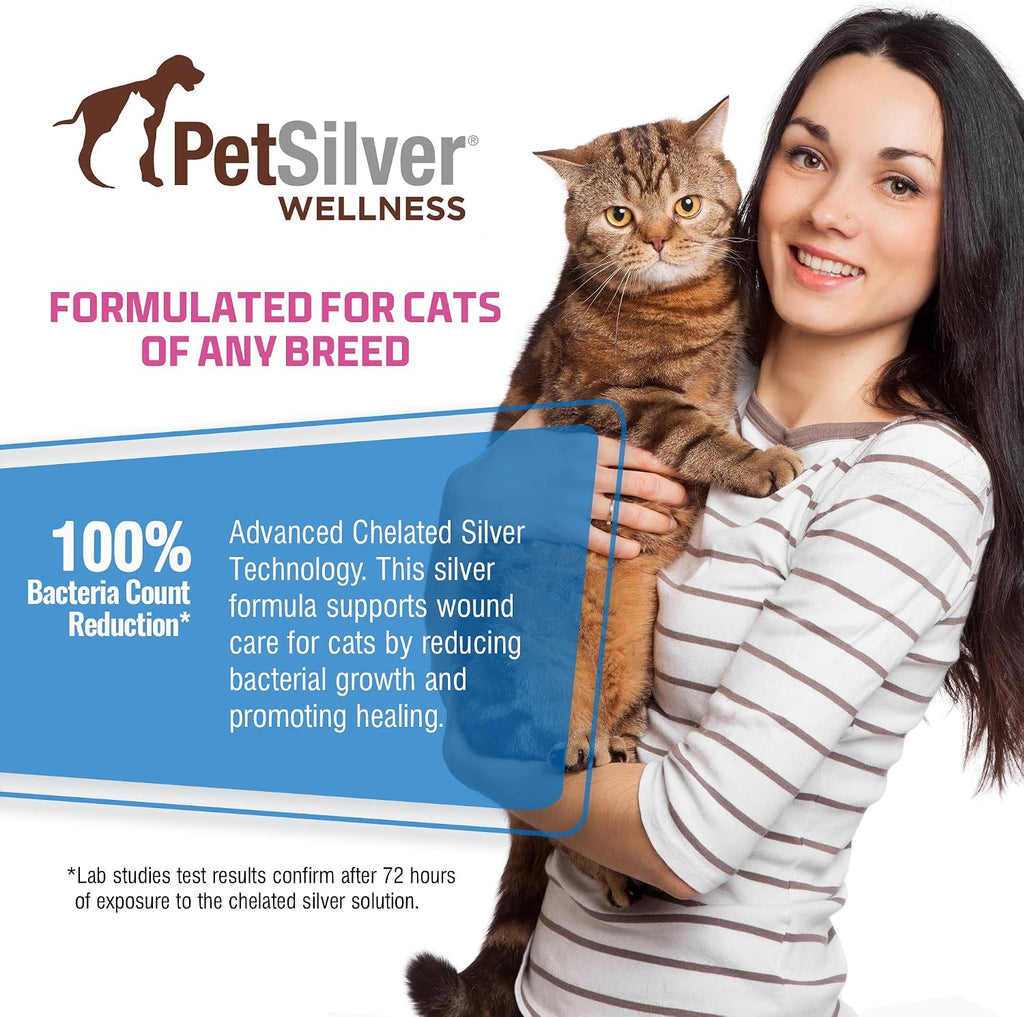 PetSilver skin treatment spray for cats and dogs