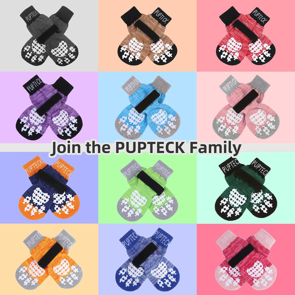 Soft and breathable material texture of Pupteck dog socks