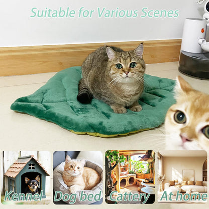 Romaneco pet mat showing the thick polyester fiber padding and stitching detail