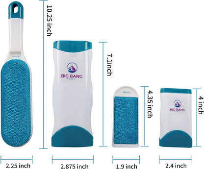 Ergonomic handle of Big Bang Paws dog hair remover tool