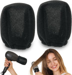 Tearom Travel Hair Diffuser Sock front view showing the flexible elastic opening for blow dryers.