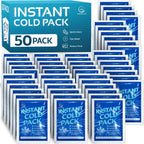 AllSett Health 50 Pack Instant Ice Cold Packs front view