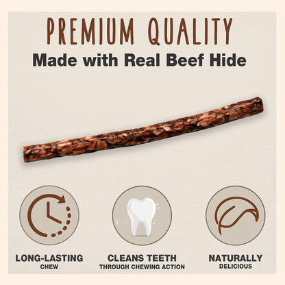 Cadet munchy beef hide sticks for adult pet oral hygiene