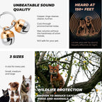 Beau's Bells two tone handmade copper and silver finish pet safety bells