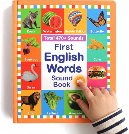 Uoboder First English Words Sound Book front cover