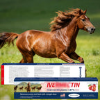 Application nozzle of equine ivermectin paste