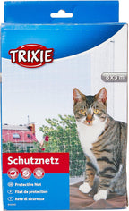 Trixie cat safety net installed on a residential balcony