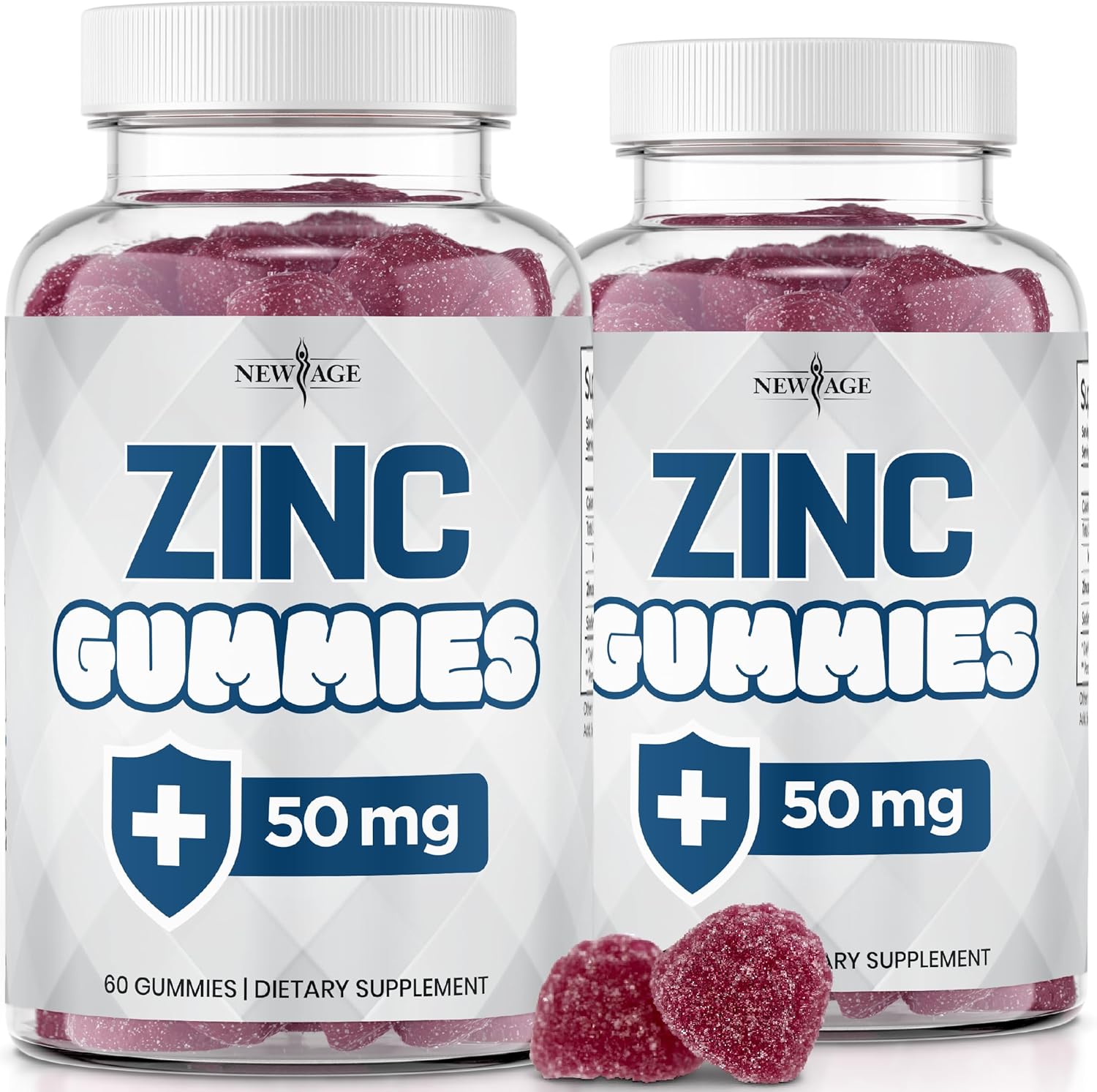 New Age zinc gummies 50mg for adults high potency immune system booster