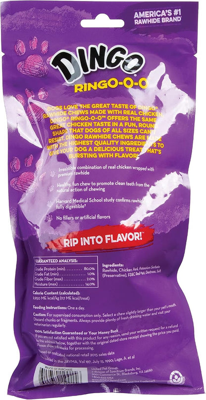 Premium rawhide dental treats for all dog sizes five count pack