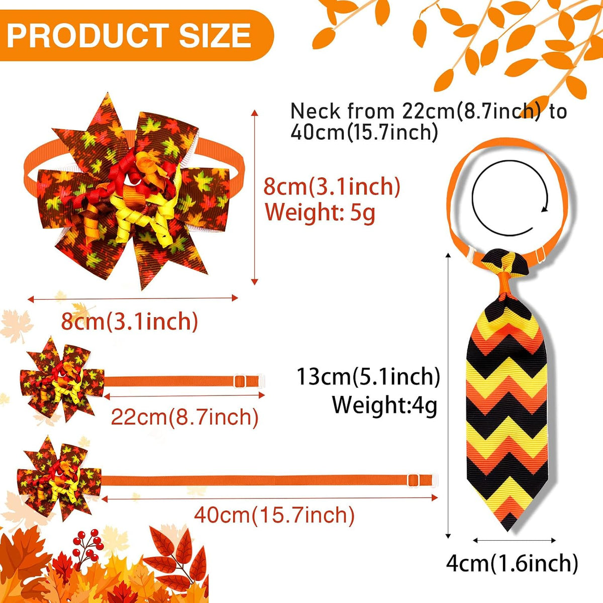 Collection of 24 pieces of orange and brown plaid pet grooming accessories.