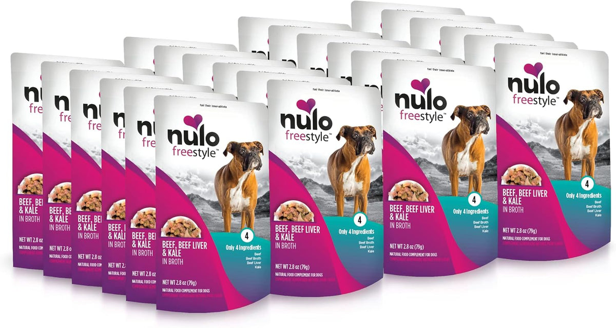 Nulo Freestyle Chicken & Green Beans in Broth Real Meat Dog Food Topper, 2.8 Ounce (Pack of 6) - Image 12