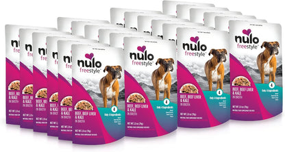 Nulo Freestyle Chicken & Green Beans in Broth Real Meat Dog Food Topper, 2.8 Ounce (Pack of 6) - Image 12