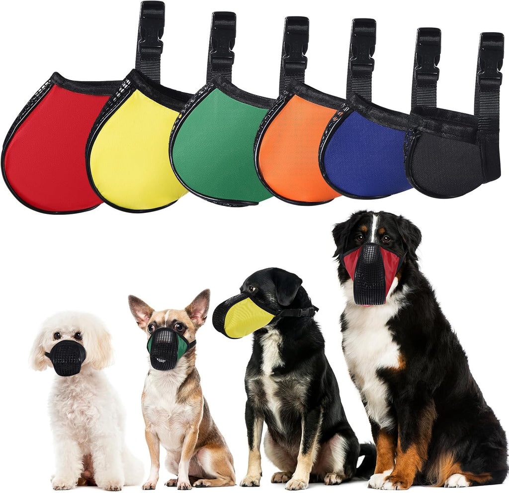 Shinylin 6 sizes basket air mesh dog muzzle front view