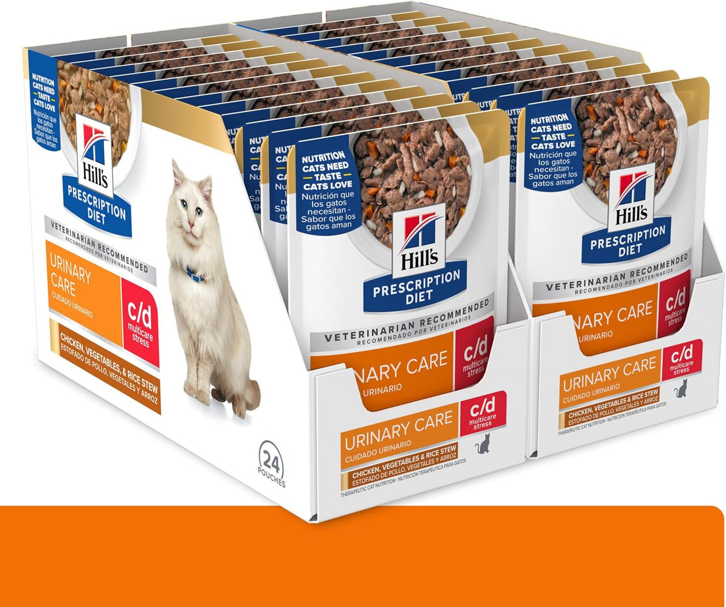 Hill's Prescription Diet feline cd multicare twenty four pack box presentation