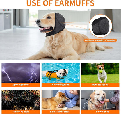 Boxob dog ear muffs showing material texture