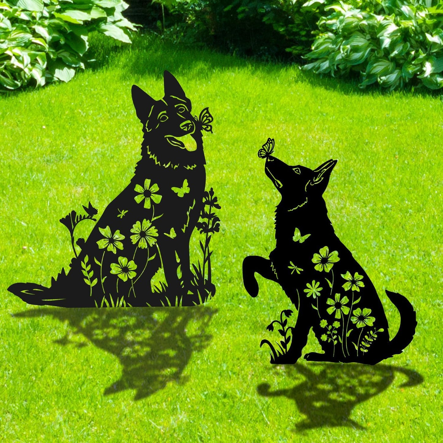 Durable metal cat burial marker remembrance gift for pet loss