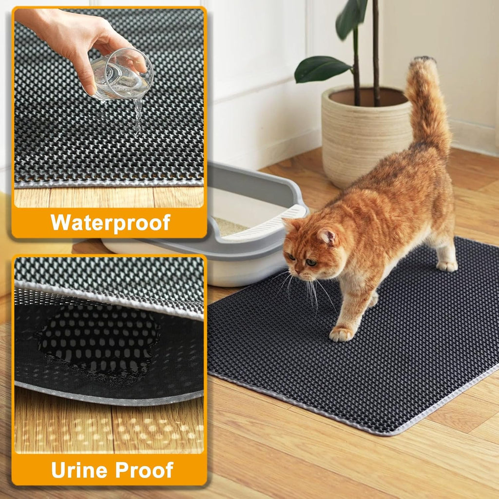 USHARP premium EVA odorless litterbox pad close up texture