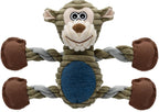 BUYPOW Funny Plush Dog Chew Toys, Squeaky Dog Toys, Interactive Tug of War Puppy Toys, Stuffed Dog Toys for Small, Medium and Large Dogs - Monkey - Image 9