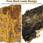 VCEPJH natural cork panels showing thickness and durability for climbing lizards.