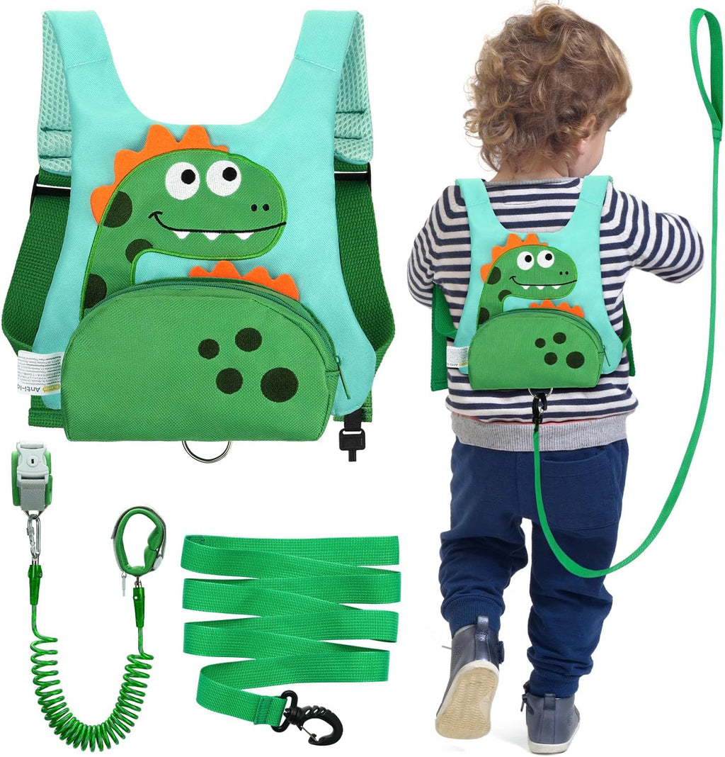 Dr.meter dinosaur toddler harness leash front view