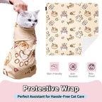 Close up view of the soft polyester material of the Kiorafoto pet swaddle