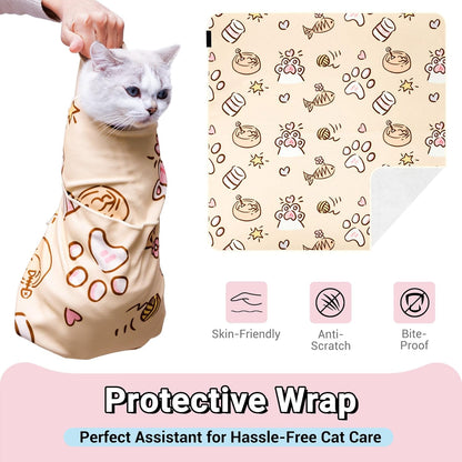 Close up view of the soft polyester material of the Kiorafoto pet swaddle