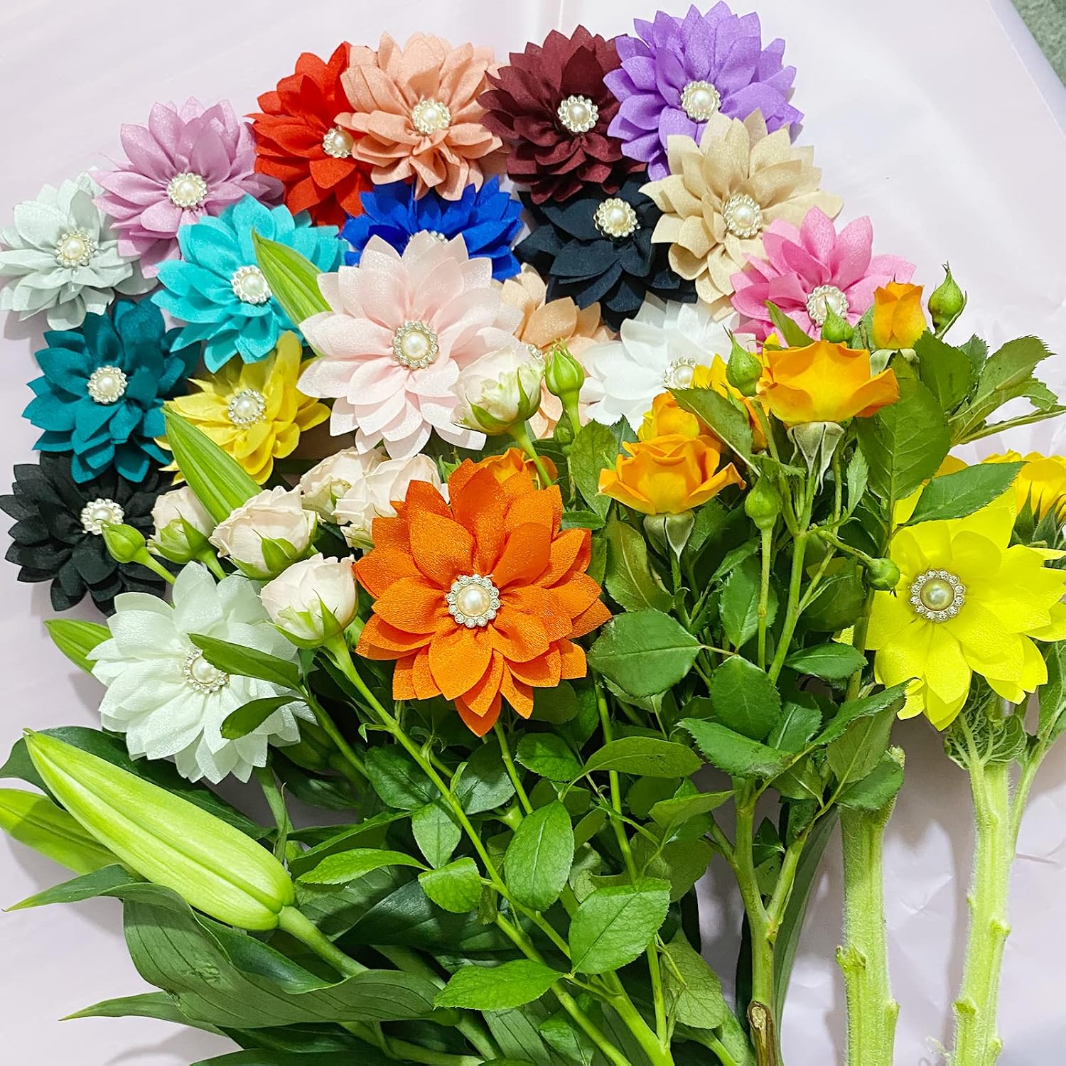 Ivia Pet floral grooming accessories for small pets