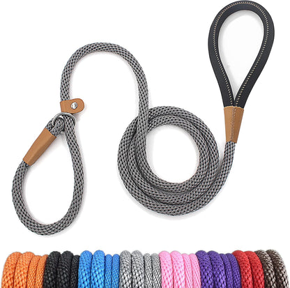 lynxking Dog Leash Slip Lead 5 6 8 FT Dog Training Leash Strong Heavy Duty Rope No Pull Training Lead Leashes for Dogs - Image 12