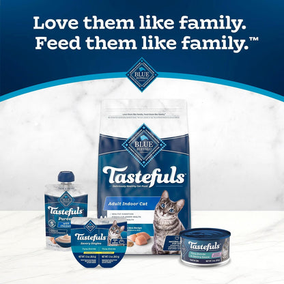 Blue Buffalo Tastefuls Wet Food for Adult Cats, Made with Natural Ingredients, Tuna Entre, Tender Morsels in Gravy, 3oz Cans, 4Pack Trial Size - Image 9