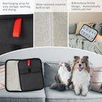 Obfuscate reusable pet hair remover mitt breathable mesh backing