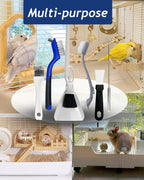 Rust resistant stainless steel wire cleaning kit close up details.
