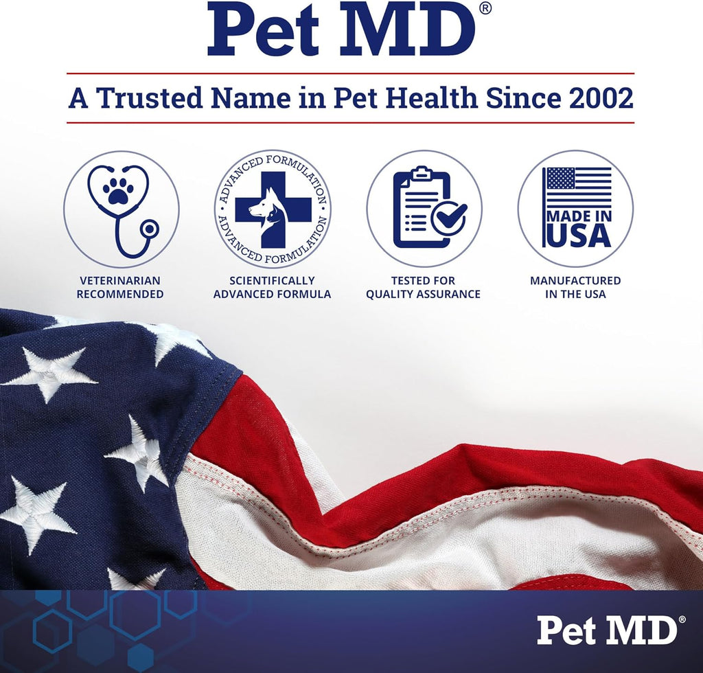 Close up of Pet MD XL medicated pet wipes