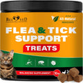 Beloved Pets flea and tick prevention cat chewable treats front packaging view
